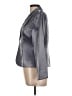 Alex Evenings 100% Polyester Metallic Silver Jacket Size 10 Petite - photo 5