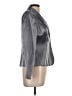 Alex Evenings 100% Polyester Metallic Silver Jacket Size 10 Petite - photo 4
