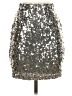 Maner 100% Polyester Metallic Silver Formal Skirt Size XS - photo 1