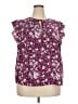Fun2Fun 100% Polyester Burgundy Sleeveless Blouse Size 2X - photo 1