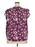 Fun2Fun 100% Polyester Burgundy Sleeveless Blouse Size 2X - photo 2