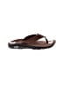 Chaco 100% Leather Brown Flip Flops Size 6 - photo 1