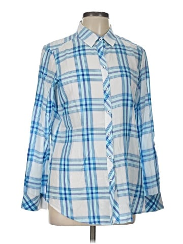 Foxcroft Long Sleeve Button-Down Shirt (view 1)