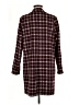 Harlyn Plaid Burgundy Coat Size M - photo 2