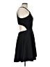 Express Solid Black Cocktail Dress Size 10 - photo 4