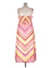 Essentials 100% Polyester Chevron-herringbone Pink Casual Dress Size 2X - photo 2