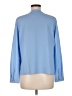 Talbots 100% Polyester Blue Long Sleeve Blouse Size 6 - photo 2