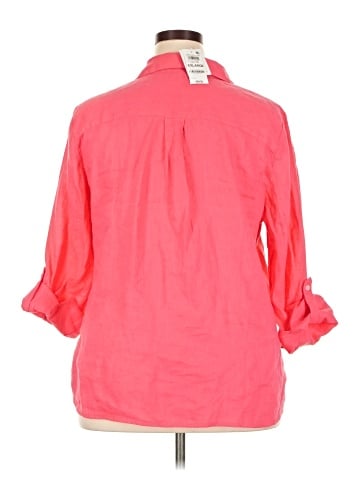 Charter Club 3/4 Sleeve Button-Down Shirt (view 2)