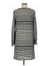 Donna Ricco 100% Polyester Stripes Gray Casual Dress Size 6 - photo 2