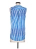 Tommy Bahama 100% Silk Stripes Blue Sleeveless Silk Top Size XXS - photo 2