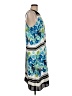 CeCe 100% Polyester Print Blue Casual Dress Size 8 - photo 4