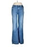 7 For All Mankind Hearts Blue Jeans Size 32 waist - photo 1