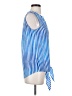 Tommy Bahama 100% Silk Stripes Blue Sleeveless Silk Top Size XXS - photo 4