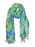 Lost River 100% Rayon Tie-dye Green Scarf One size - photo 1