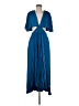 AMUR 100% Polyester Blue Cocktail Dress Size 10 - photo 1