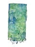 Lost River 100% Rayon Tie-dye Green Scarf One size - photo 2