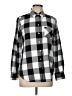 Foxcroft 100% Cotton Checkered-gingham Gray Long Sleeve Button-Down Shirt Size 10 - photo 1