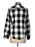 Foxcroft 100% Cotton Checkered-gingham Gray Long Sleeve Button-Down Shirt Size 10 - photo 2
