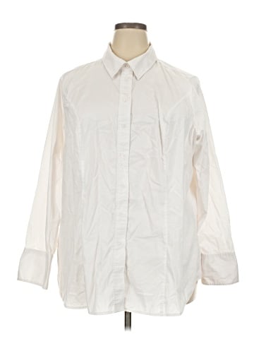 Lane Bryant Long Sleeve Button-Down Shirt (view 1)
