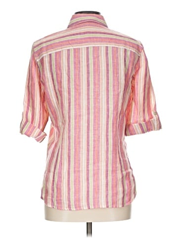 Foxcroft 3/4 Sleeve Button-Down Shirt (view 2)