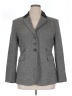 J. Peterman 100% Lambswool Chevron-herringbone Gray Wool Blazer Size 14 - photo 1