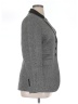 J. Peterman 100% Lambswool Chevron-herringbone Gray Wool Blazer Size 14 - photo 4