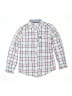 Carter's 100% Cotton Plaid Blue Long Sleeve Button-Down Shirt Size 10 - photo 1