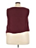 JJ's House 100% Polyester Burgundy Sleeveless Blouse Size 22 - photo 2