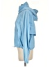 Zara 100% Nylon Solid Blue Windbreaker Size S - photo 5