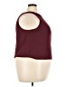 JJ's House 100% Polyester Burgundy Sleeveless Blouse Size 22 - photo 4