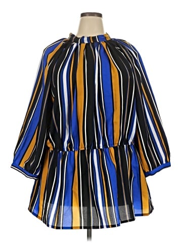 Ashley Stewart Long Sleeve Blouse (view 1)