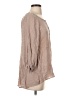 Dreamers Tan 3/4 Sleeve Blouse Size S - photo 4