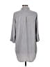 Khakis & Co 100% Lyocell Gray 3/4 Sleeve Button-Down Shirt Size M - photo 2