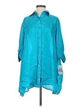 Michael Michael Kors 3/4 Sleeve Silk Top