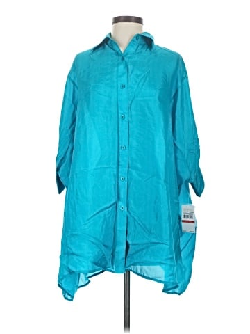 MICHAEL Michael Kors 3/4 Sleeve Silk Top (view 1)