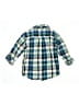 Gymboree 100% Cotton Plaid Green Long Sleeve Button-Down Shirt Size 7 - photo 2