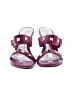 Diego Di Lucca 100% Leather Purple Wedges Size 9 1/2 (wide) - photo 2