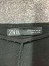 Zara Solid Black Shorts Size M - photo 3