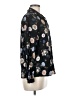 MNG Floral Black Long Sleeve Blouse Size 6 - photo 4
