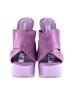 Guess 100% Leather Purple Wedges Size 6 1/2 - photo 2