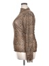 Oddi Animal Print Brown Long Sleeve Blouse Size XXL - photo 5