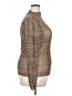 Oddi Animal Print Brown Long Sleeve Blouse Size XXL - photo 4
