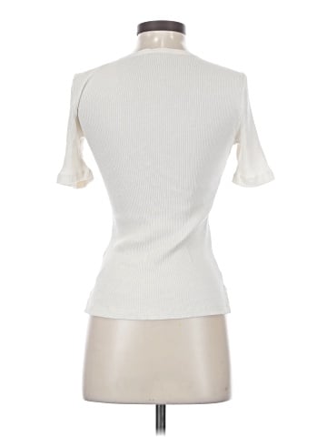 Madewell Ribbed Lace-Up Tee (view 2)