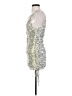 Forever 21 Paisley Silver Cocktail Dress Size S - photo 5