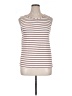 Green Envelope White Sleeveless Top Size XL - photo 1