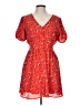 Sienna Sky 100% Polyester Hearts Red Casual Dress Size L - photo 1
