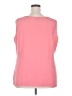 IMAN 100% Polyester Pink Sleeveless Blouse Size 2X - photo 2