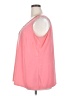 IMAN 100% Polyester Pink Sleeveless Blouse Size 2X - photo 5