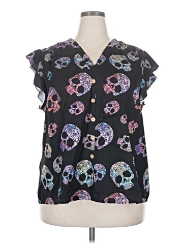 Emery Rose Short Sleeve Blouse (view 1)