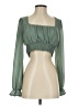Altar'd State Green Long Sleeve Blouse Size S - photo 1